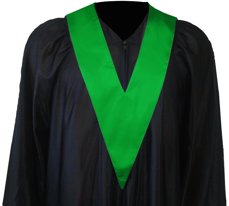 Afstudeertoga incl. Student-Tie kleur groen