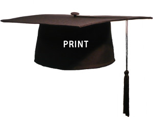 Junior Square Cap met opdruk